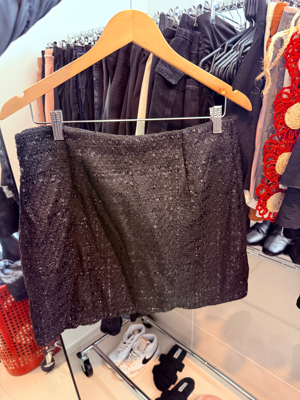 Black Skirt & Blazer Set