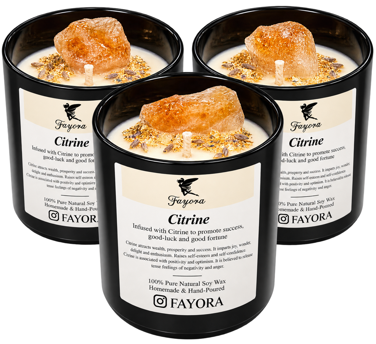 Citrine Candle (500ml)