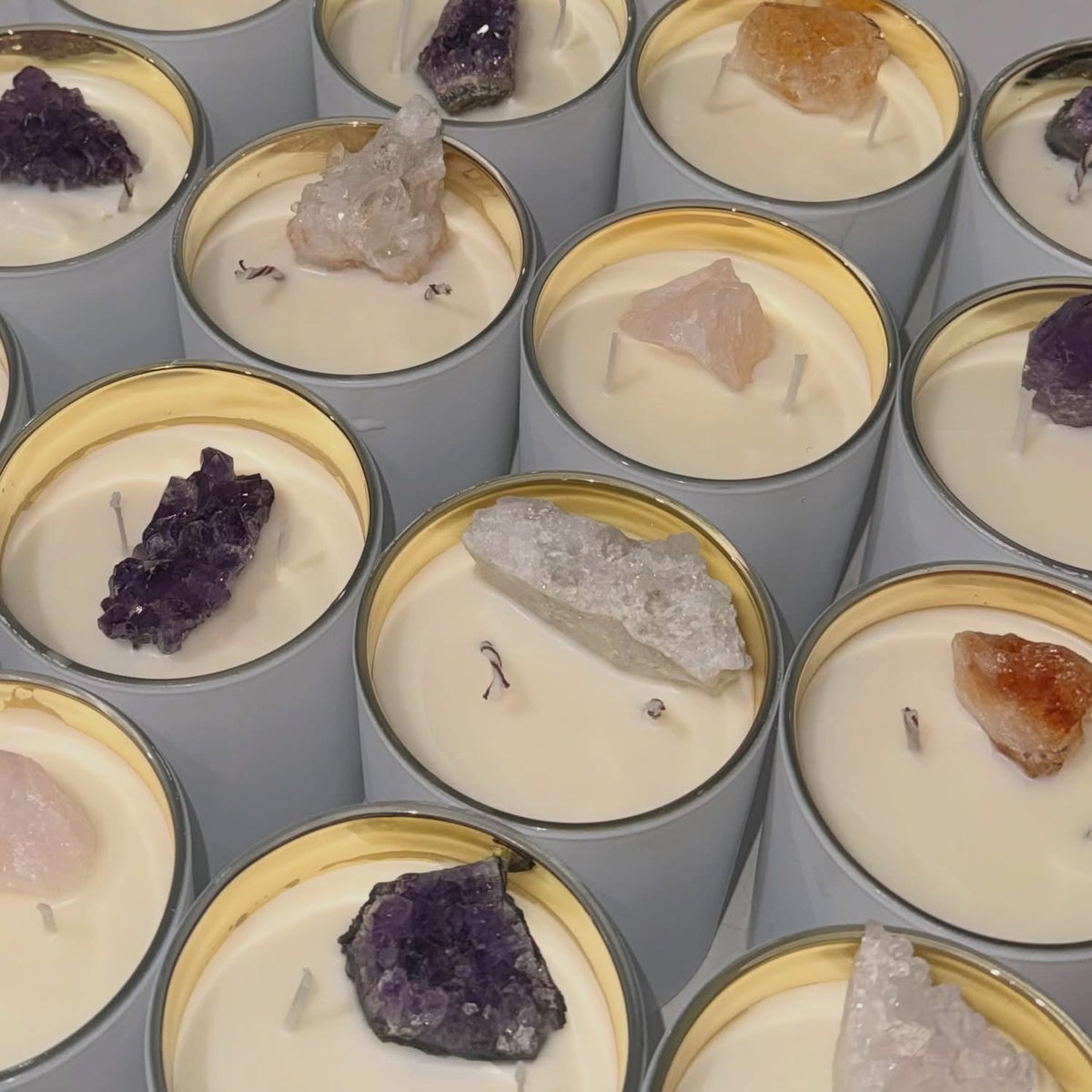 Crystal Decor Candles