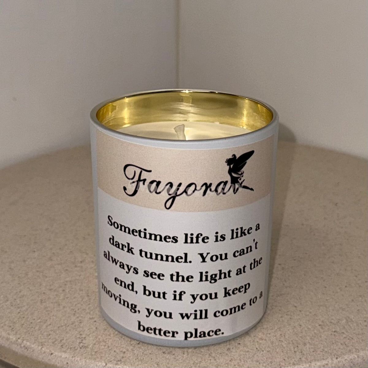 Sometimes Life Is Like A Dark Tunnel, You Can’t Always See The Light At The End Candle (400ml)