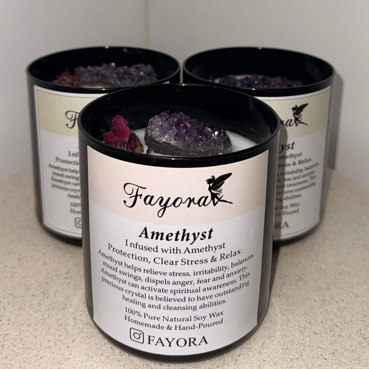 Amethyst Candle (450g)