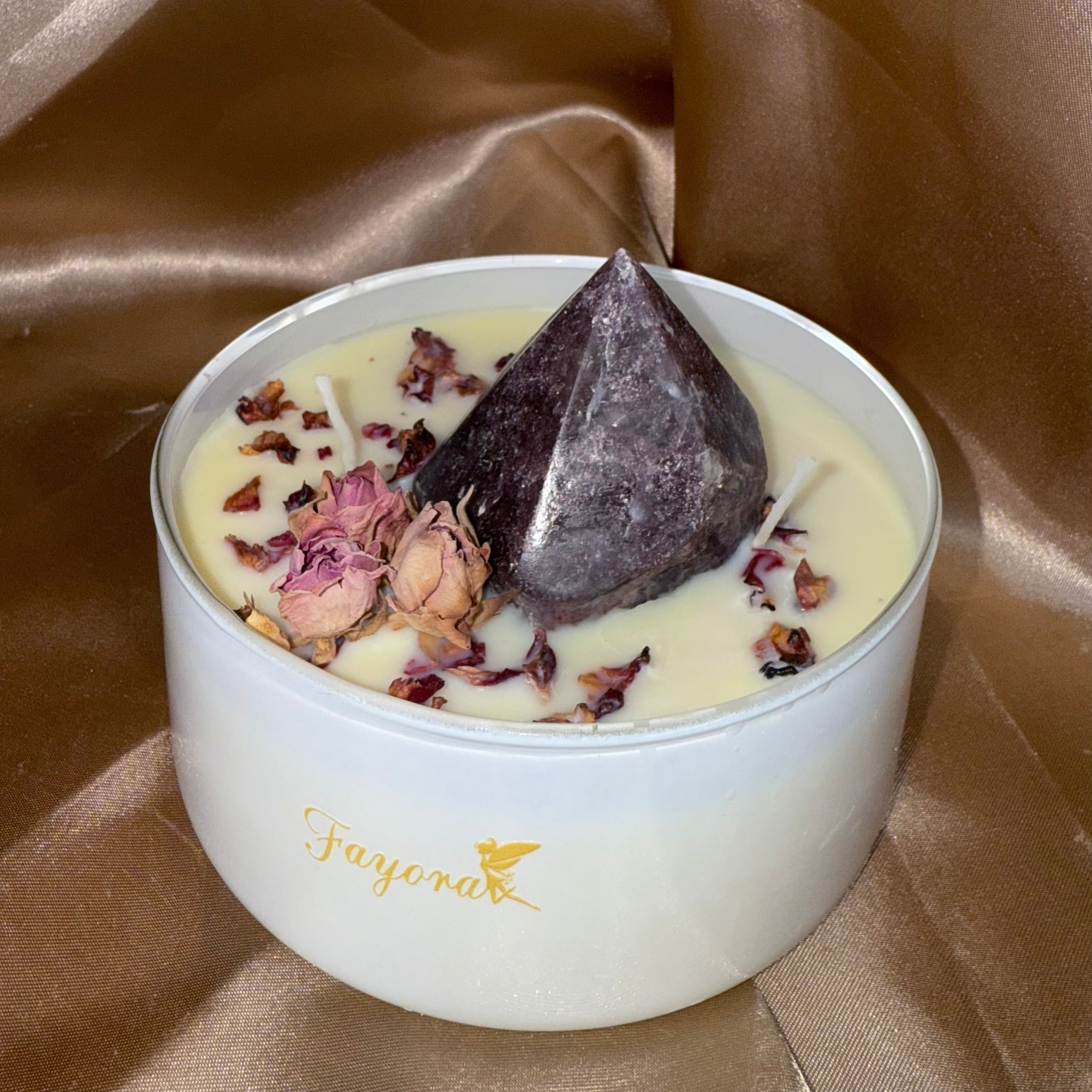 Lepidolite Crystal Candle (Limited Edition)