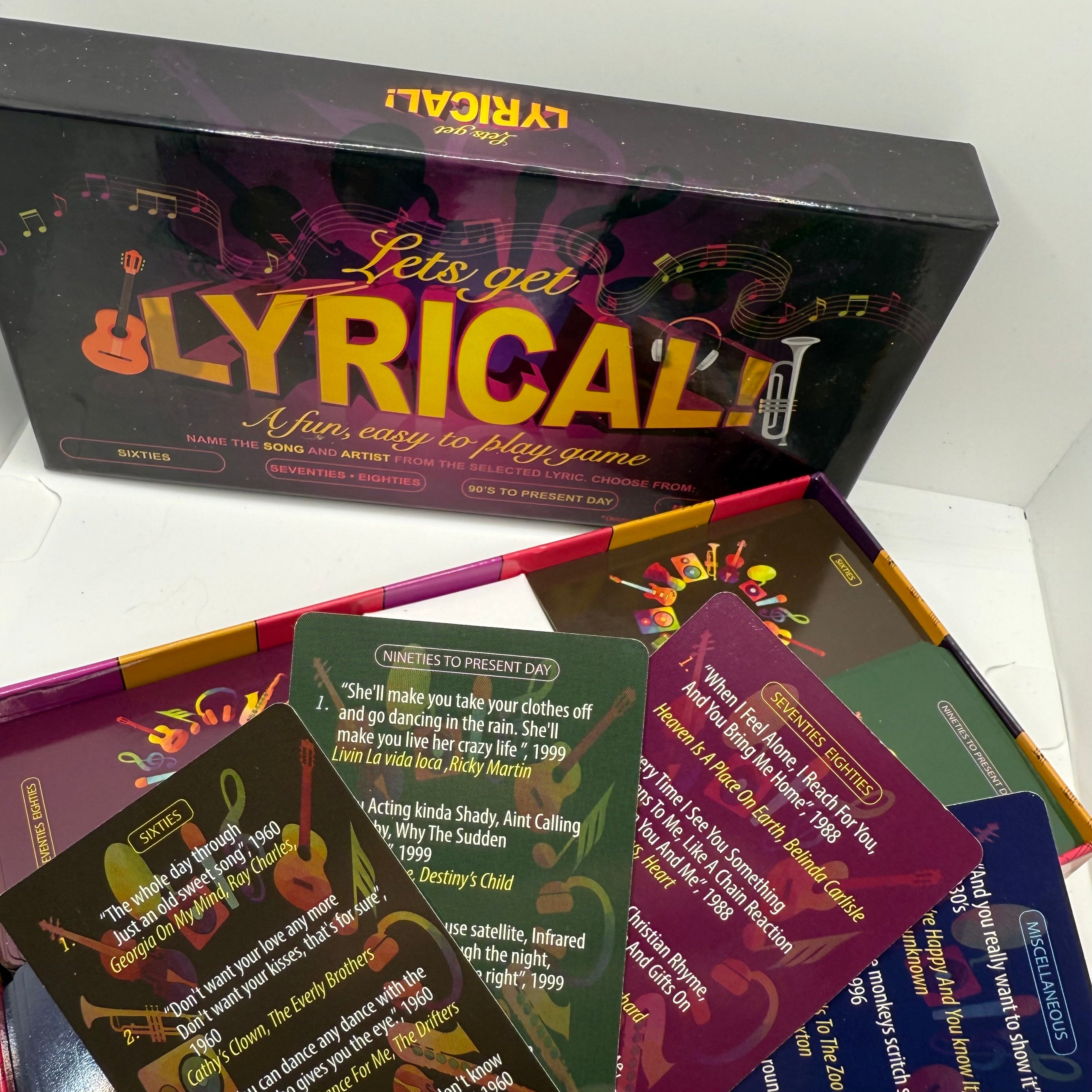 Lets Get Lyrical Game