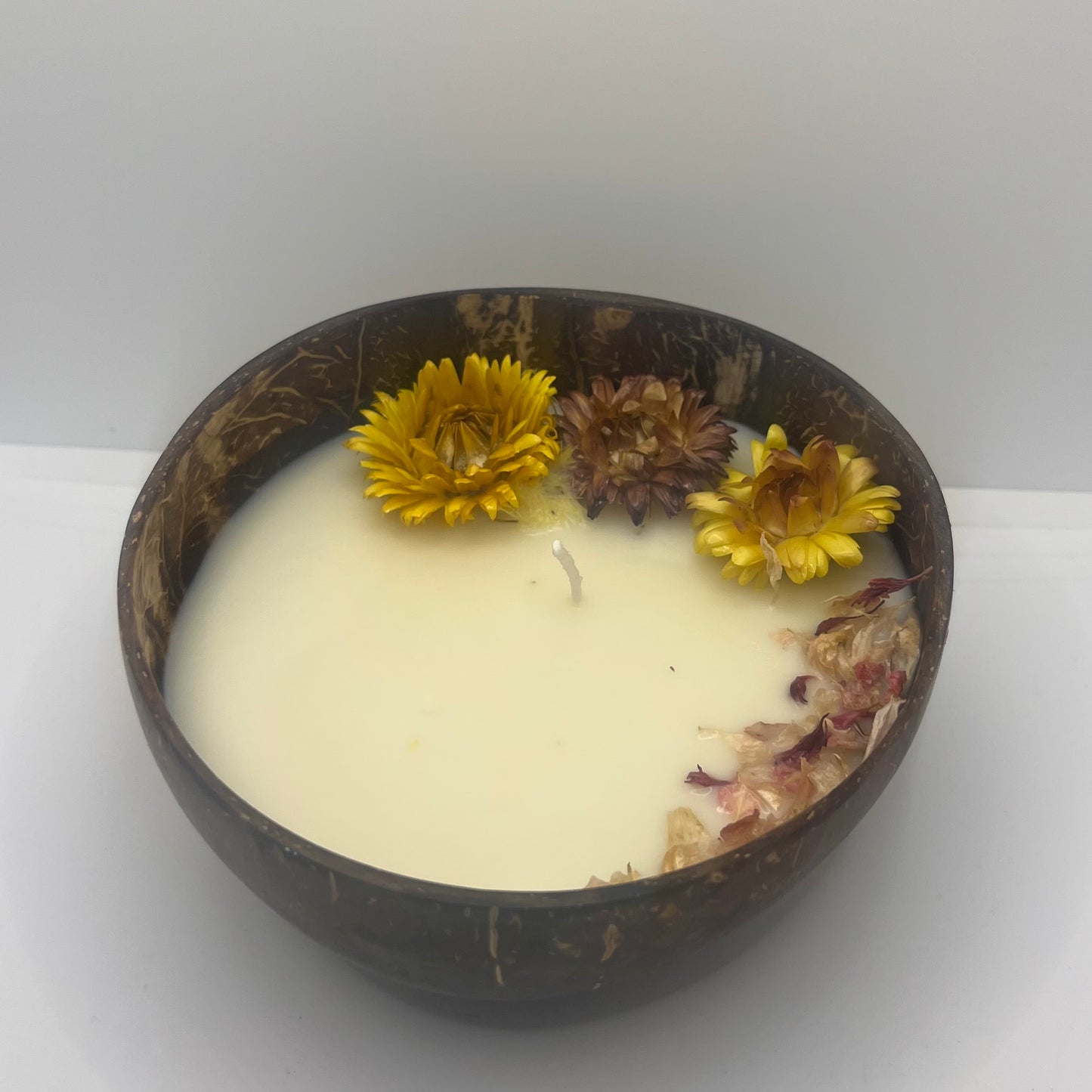 Floral Coconut Candle