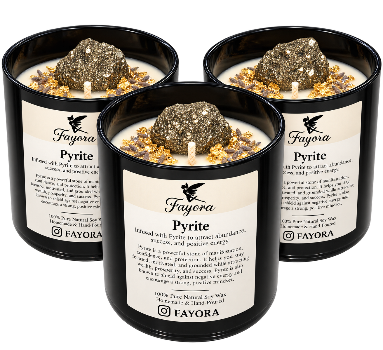 Pyrite Candle (500ml)