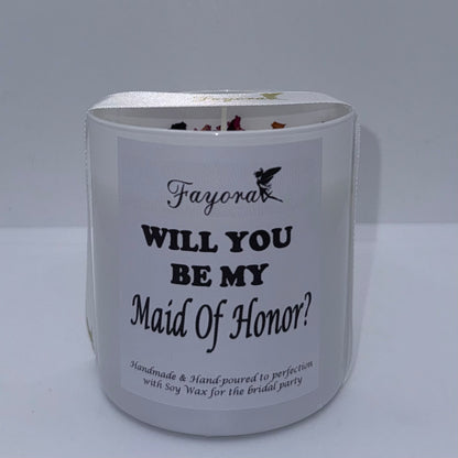 Maid Of Honor Candle