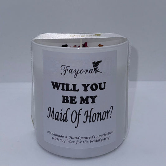 Maid Of Honor Candle