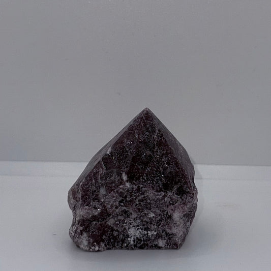 Lepidolite Cut Base Point