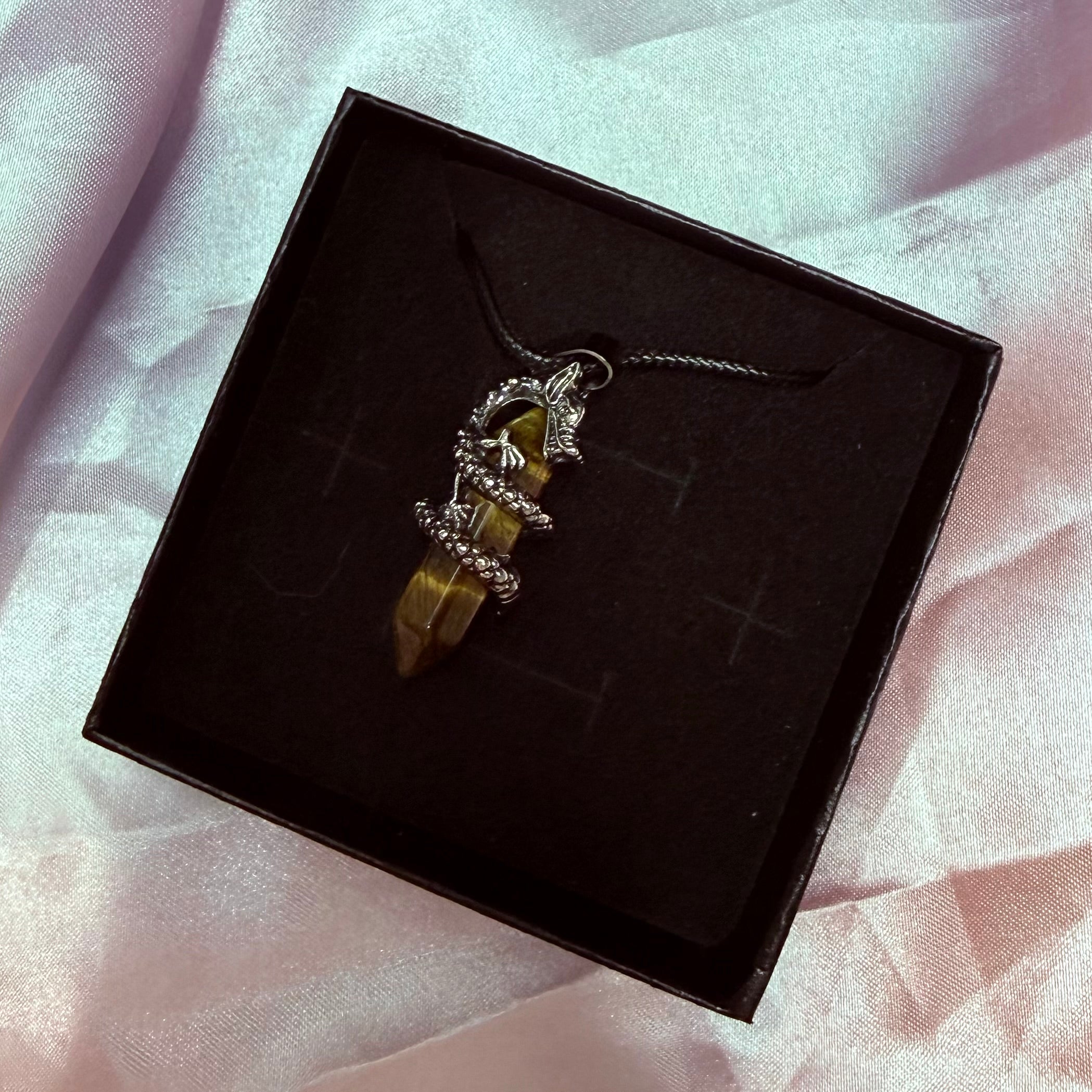 Tigers Eye Dragon Necklace