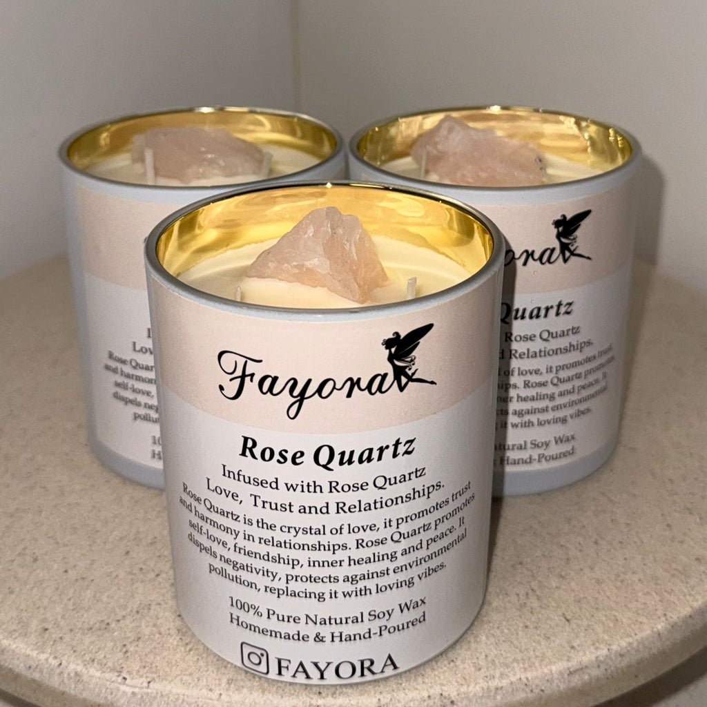 Rose Quartz Candle (360g)