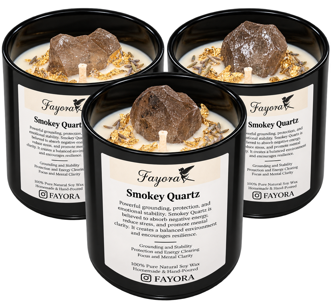 Smokey Quartz Candle (500ml)