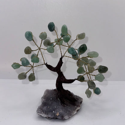Green Aventurine Druze Chip Tree