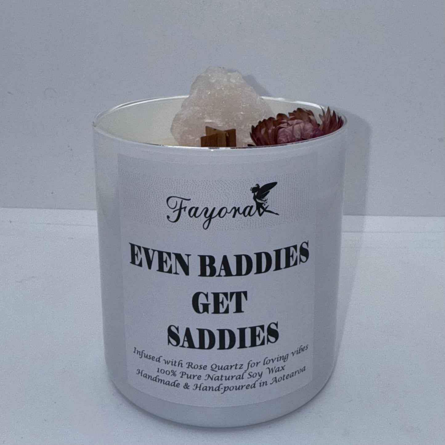 Even Baddies Get Saddies Candle