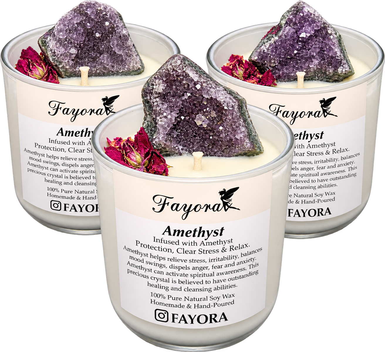 Amethyst Candle (650ml)