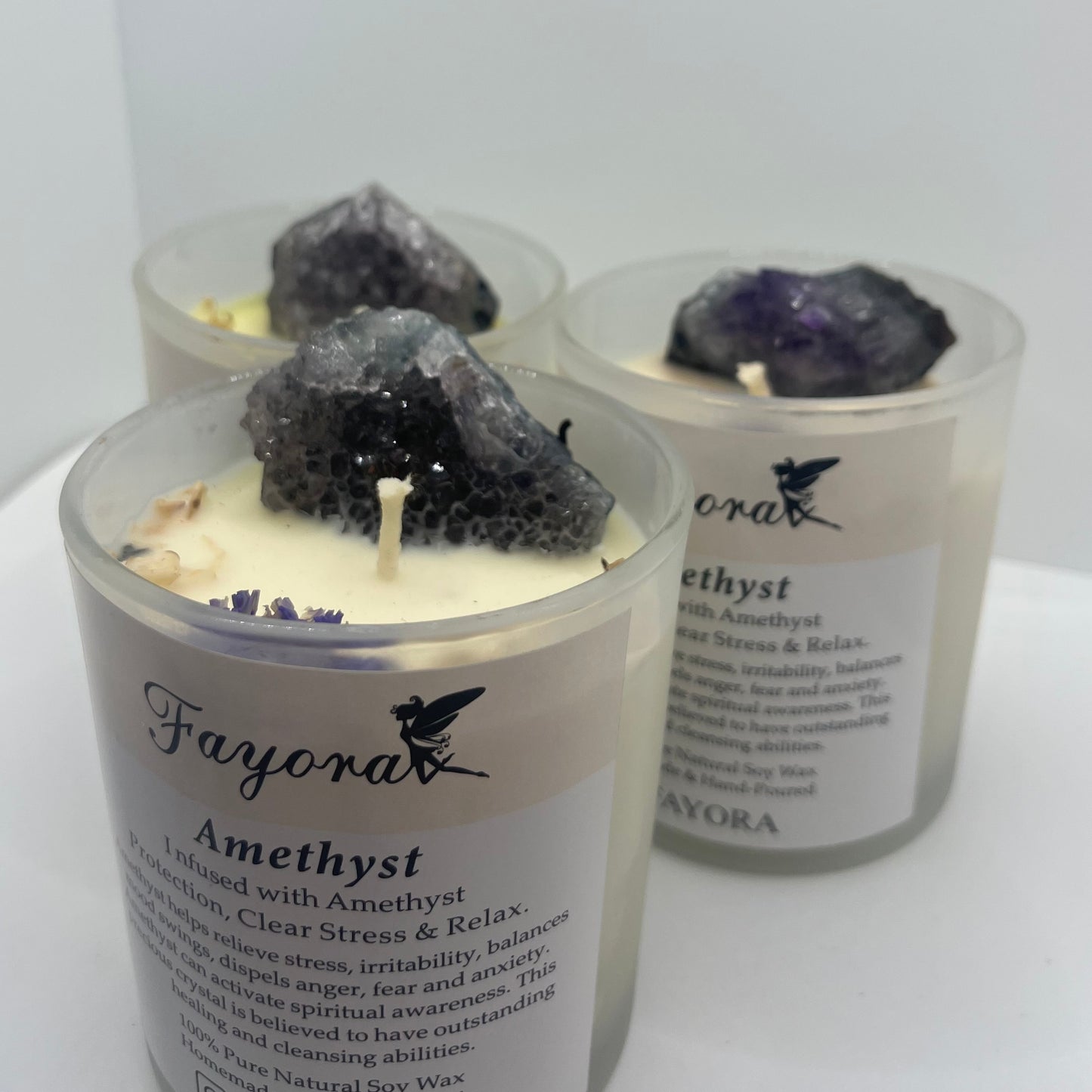 Amethyst Candle