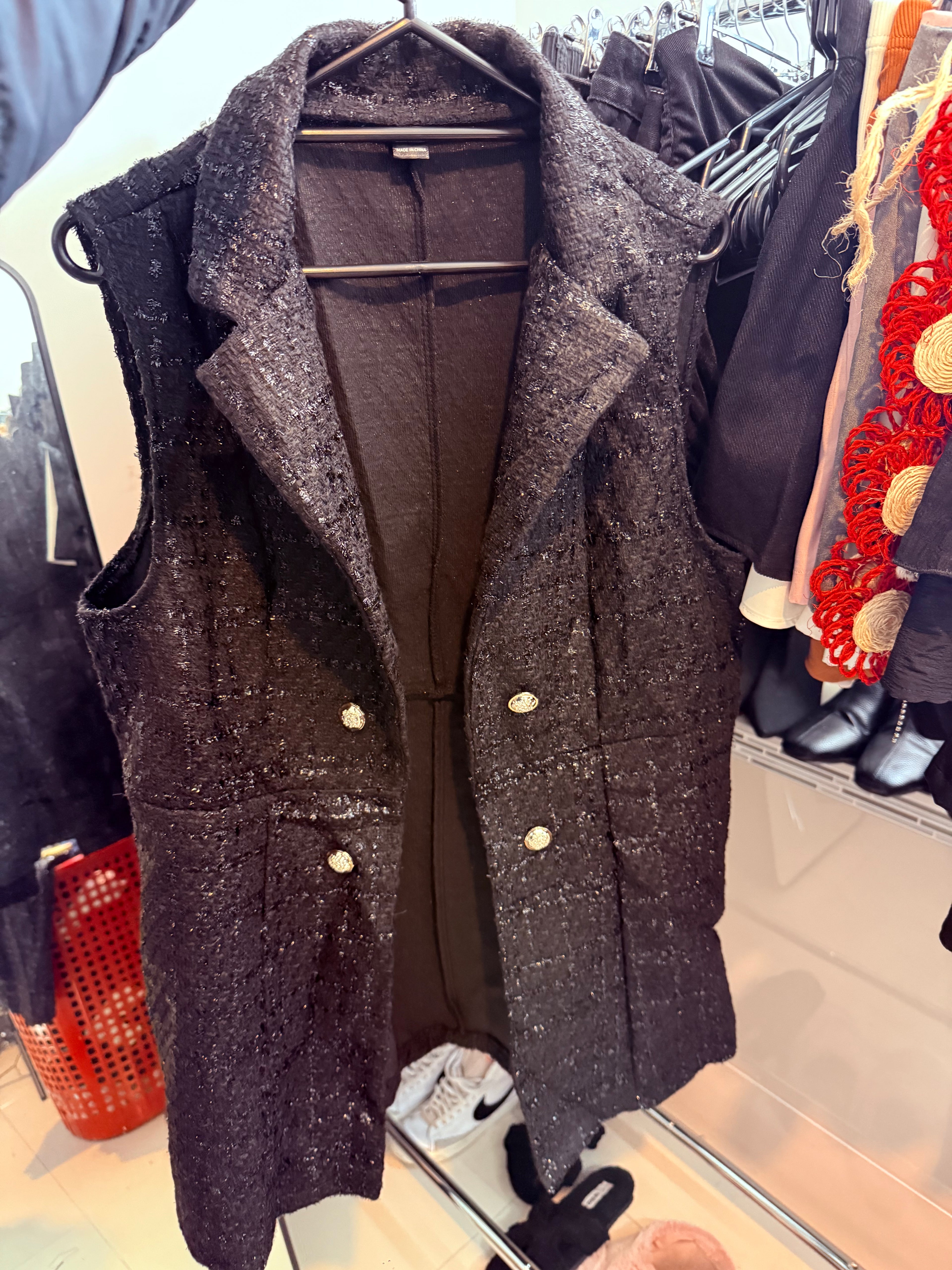 Black Skirt & Blazer Set