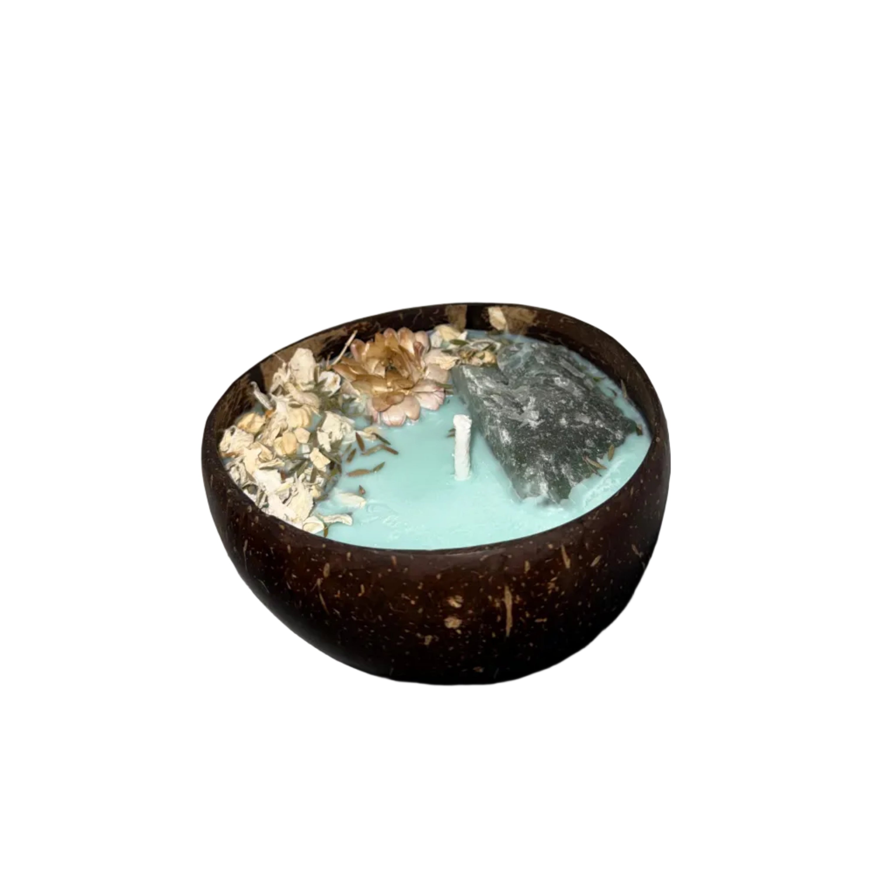 Aventurine Coconut Candle