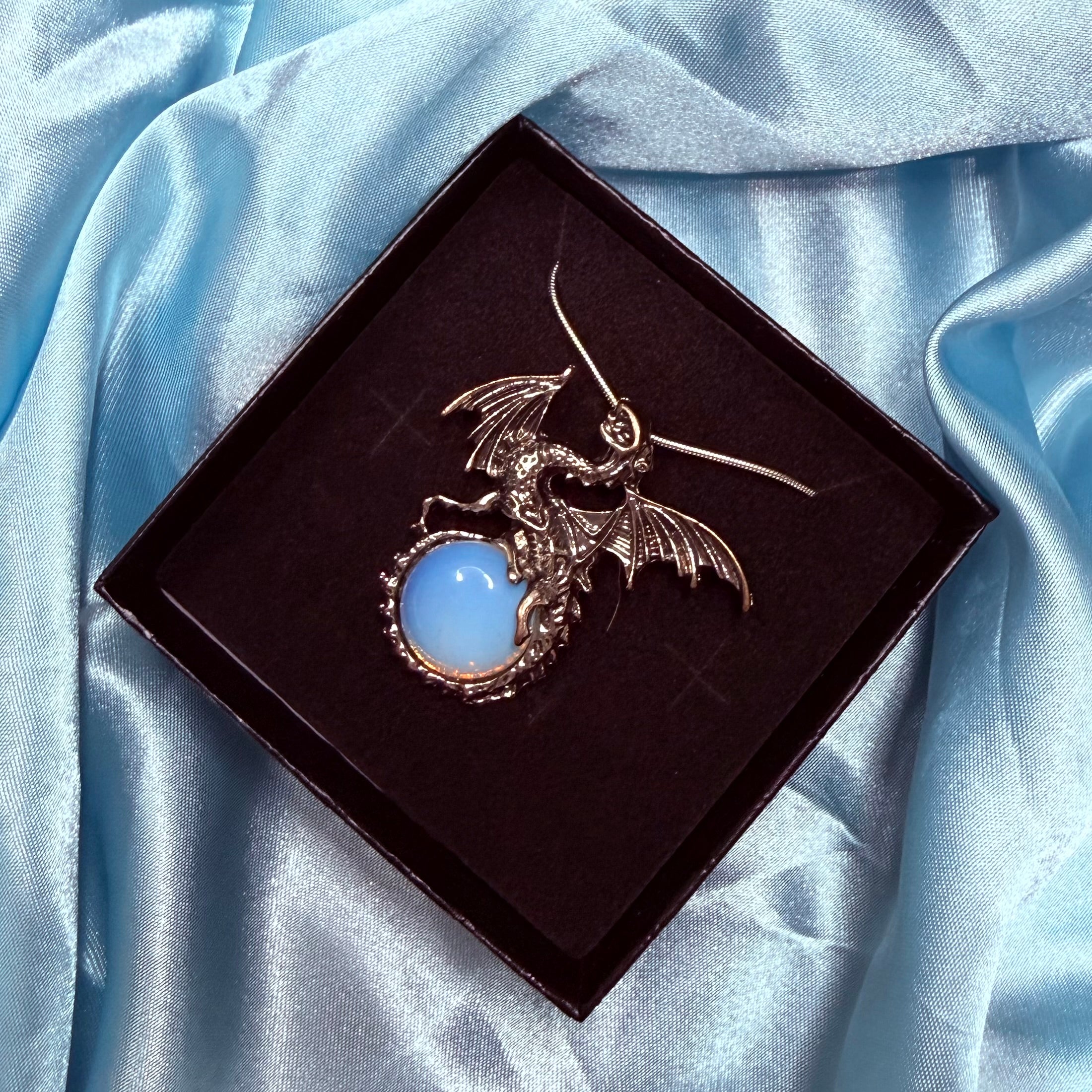 Opalite Dragon Pendant