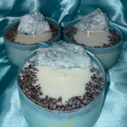 Blue Aura Quartz Candle