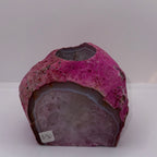 Pink Agate Candle Holder