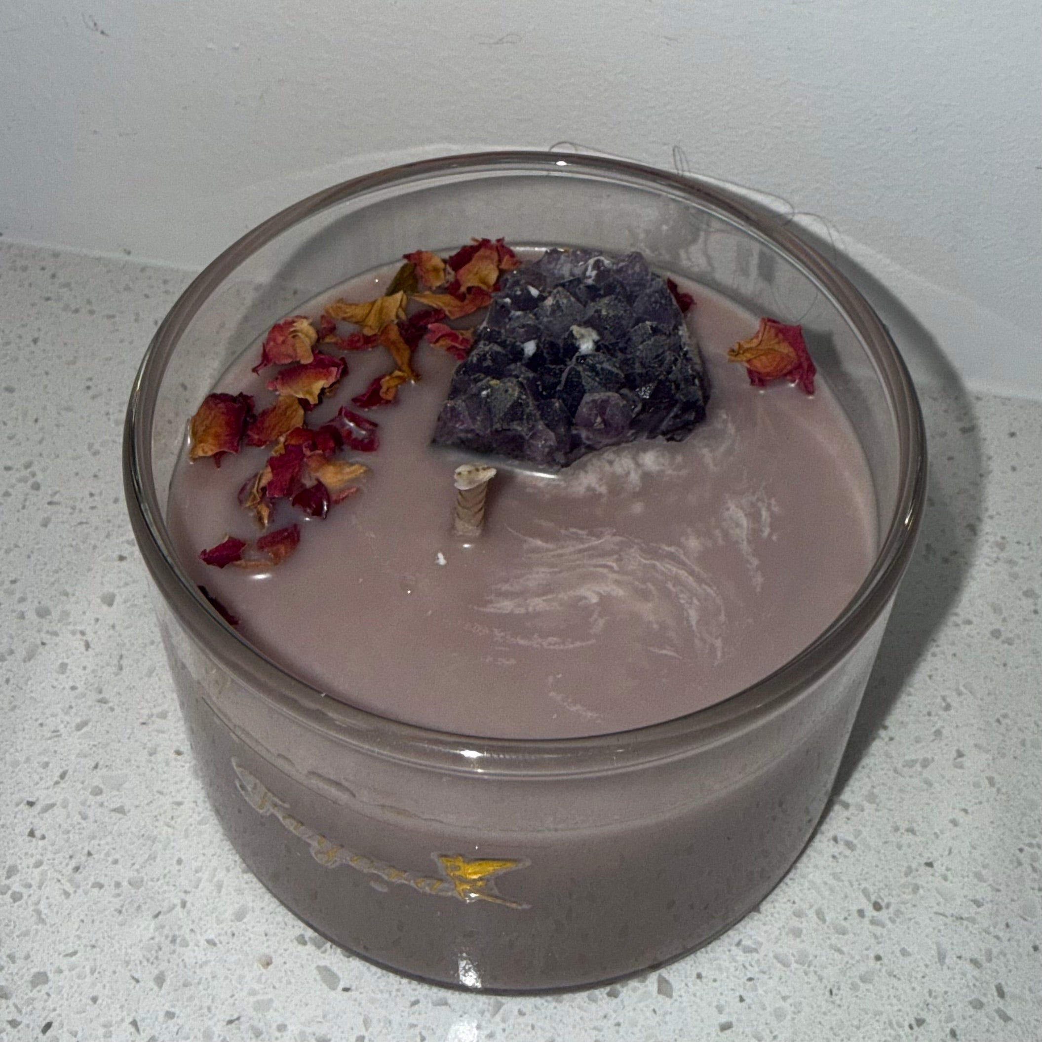 Amethyst Candle