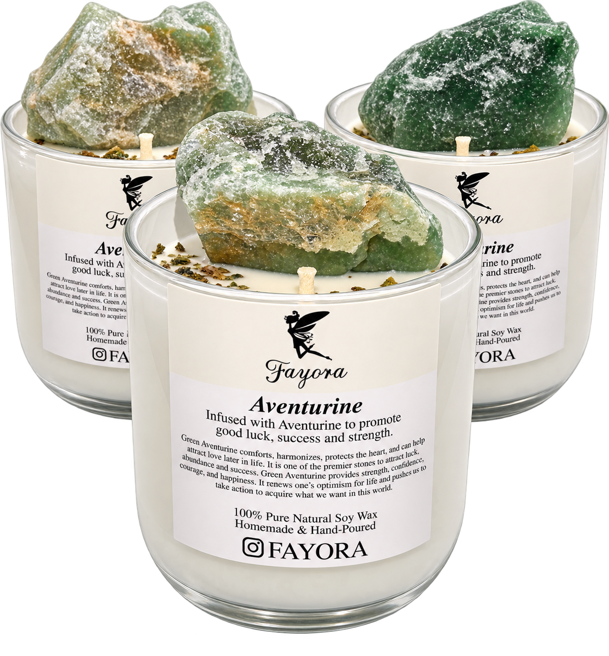 Aventurine Candle (650ml)