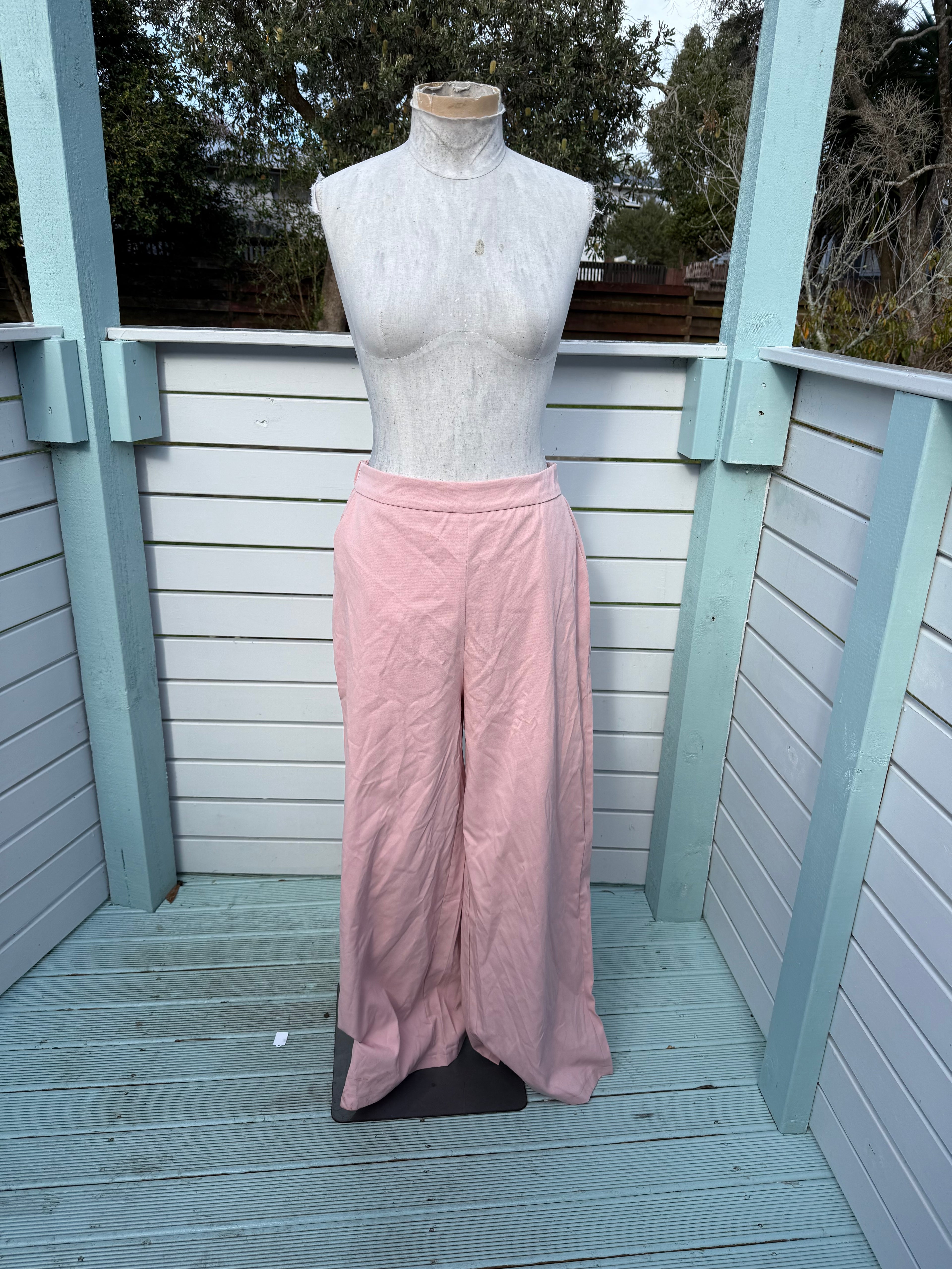 Pink High Waist Pants