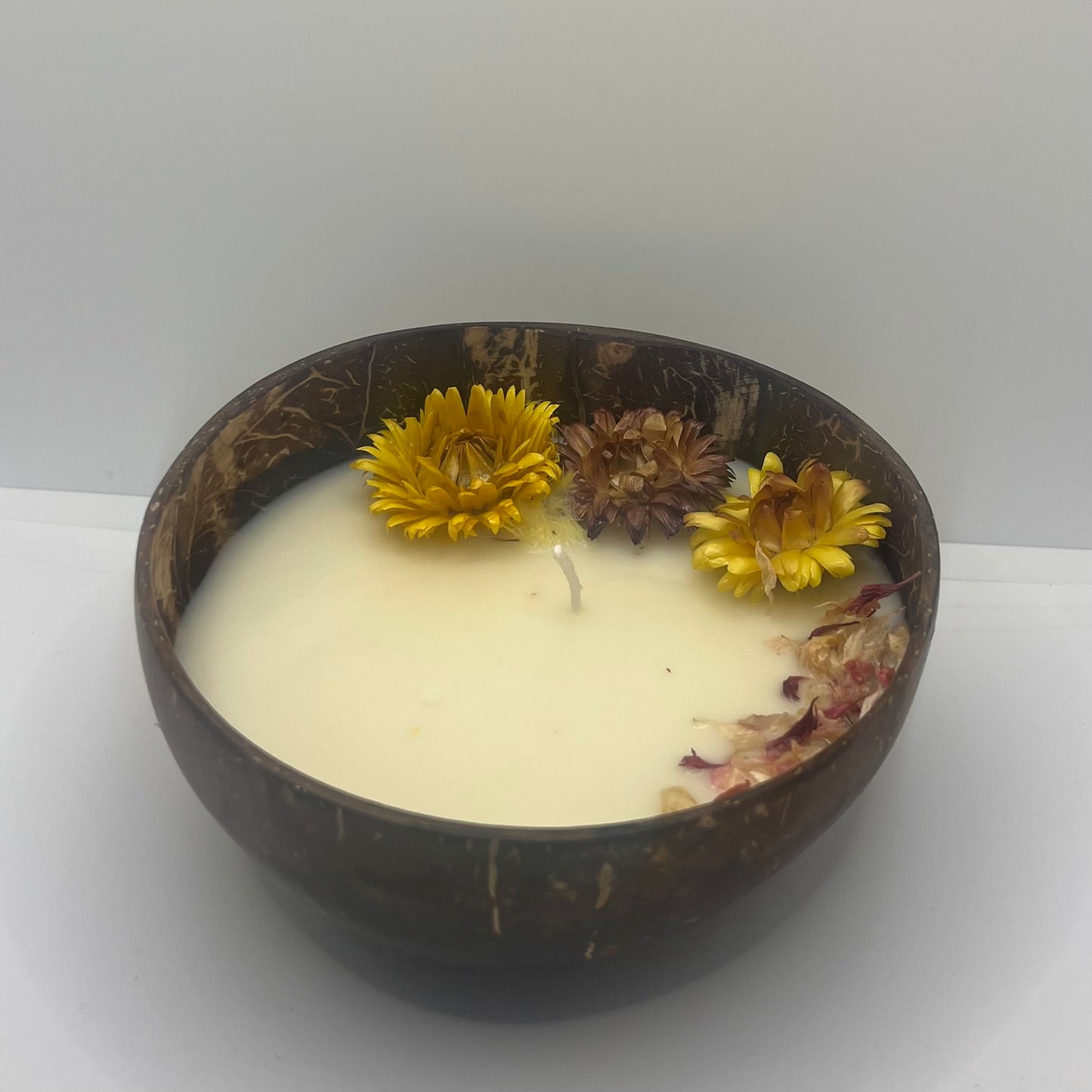 Floral Coconut Candle