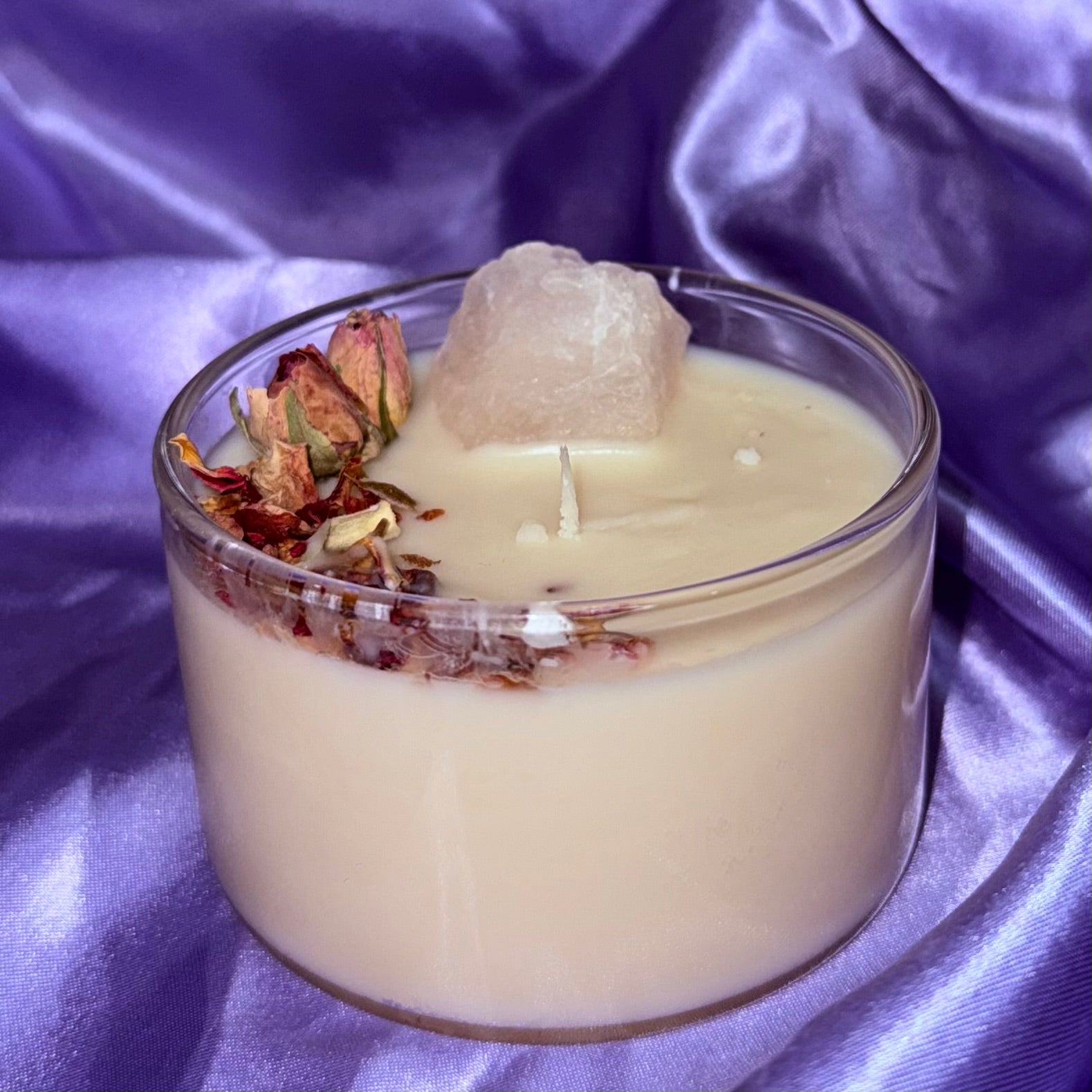 Rose Quartz Mini Bowl Candle