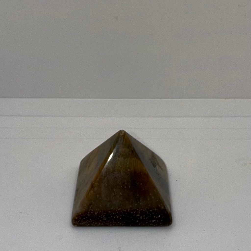 Tigers Eye Pyramid