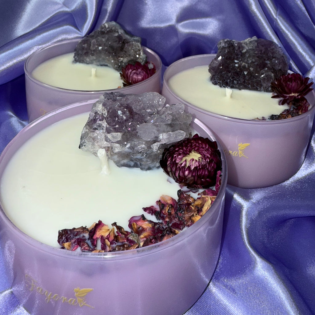 Amethyst Candle