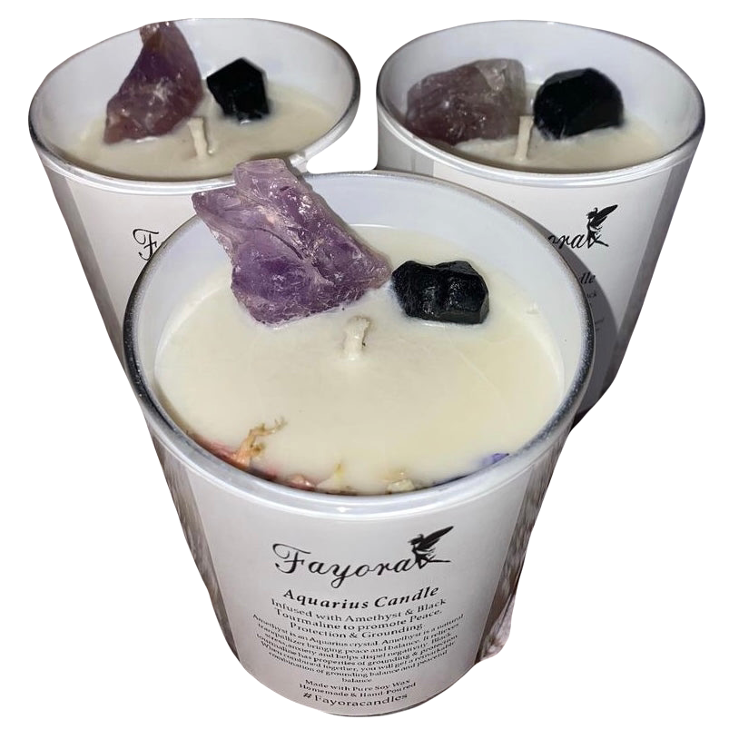Aquarius Candle