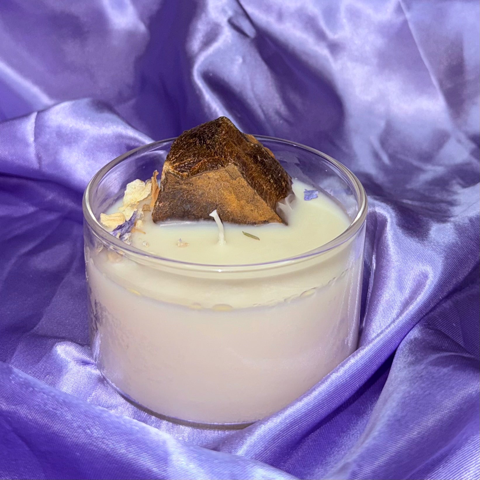 Tigers Eye Mini Candle