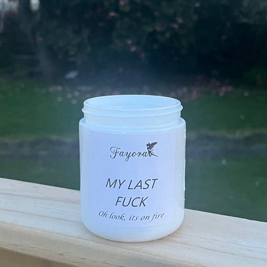 “My fuck nerve” Candle