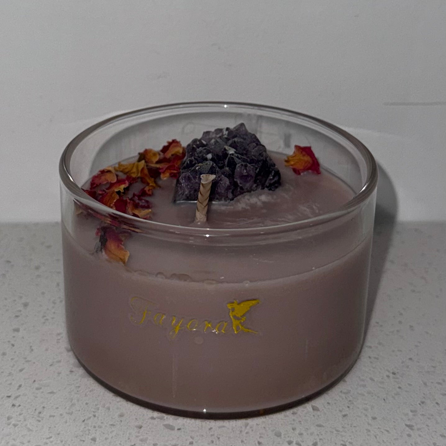 Amethyst Candle