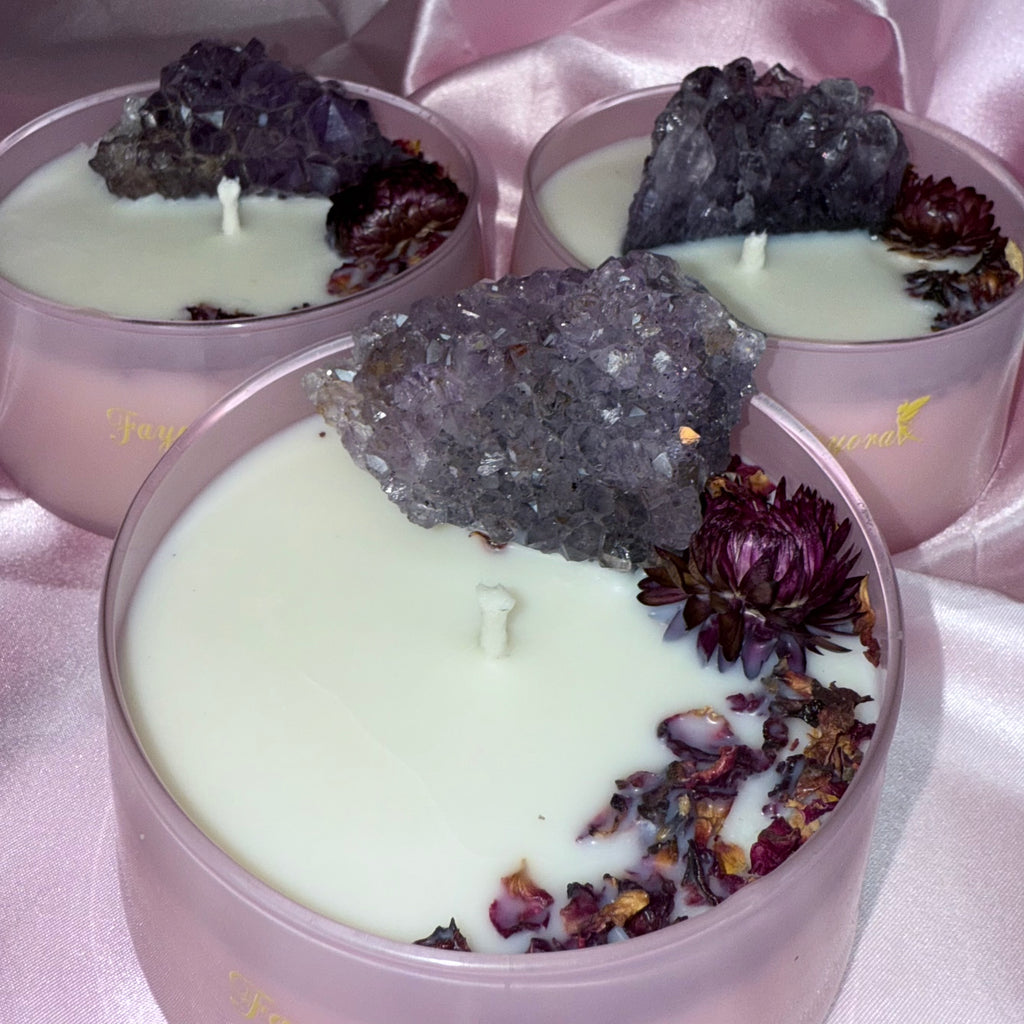 Amethyst Candle