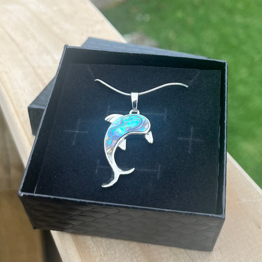 Dolphin Paua Necklace