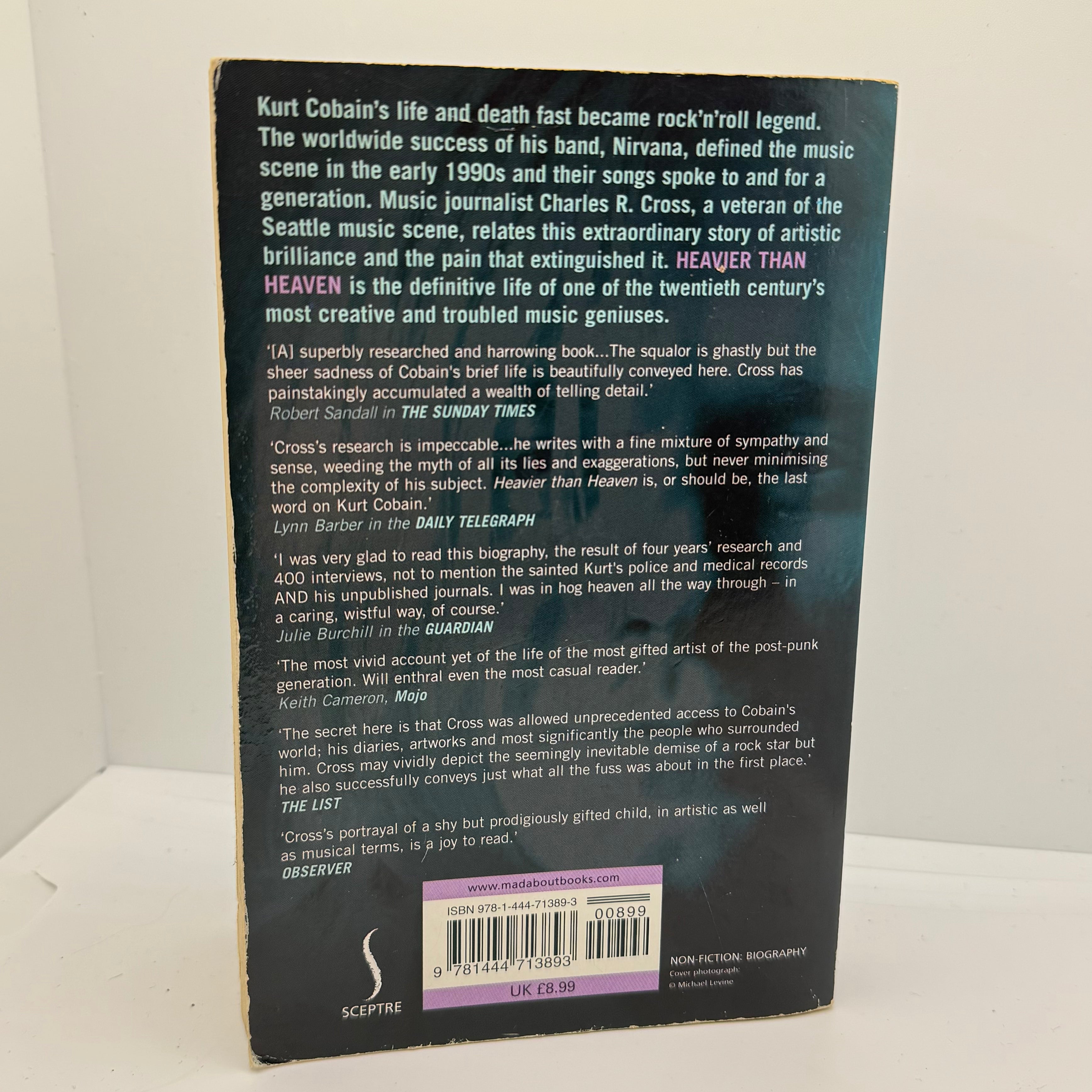 Kurt Cobain: Heavier Than Heaven Book