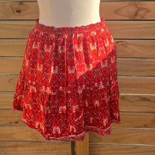 Red Skater Skirt