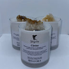 Citrine Crystal Candle