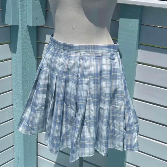 Blue Plait Skirt