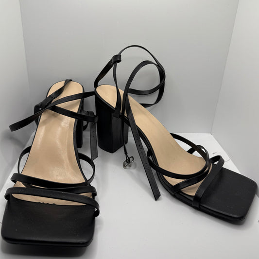Black Strap Heels