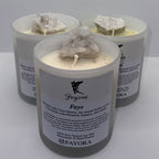 Clear Quartz Crystal Candle