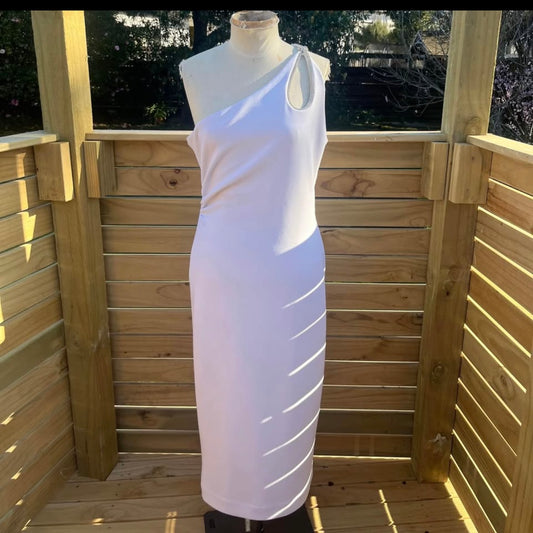 White Diamanté Dress