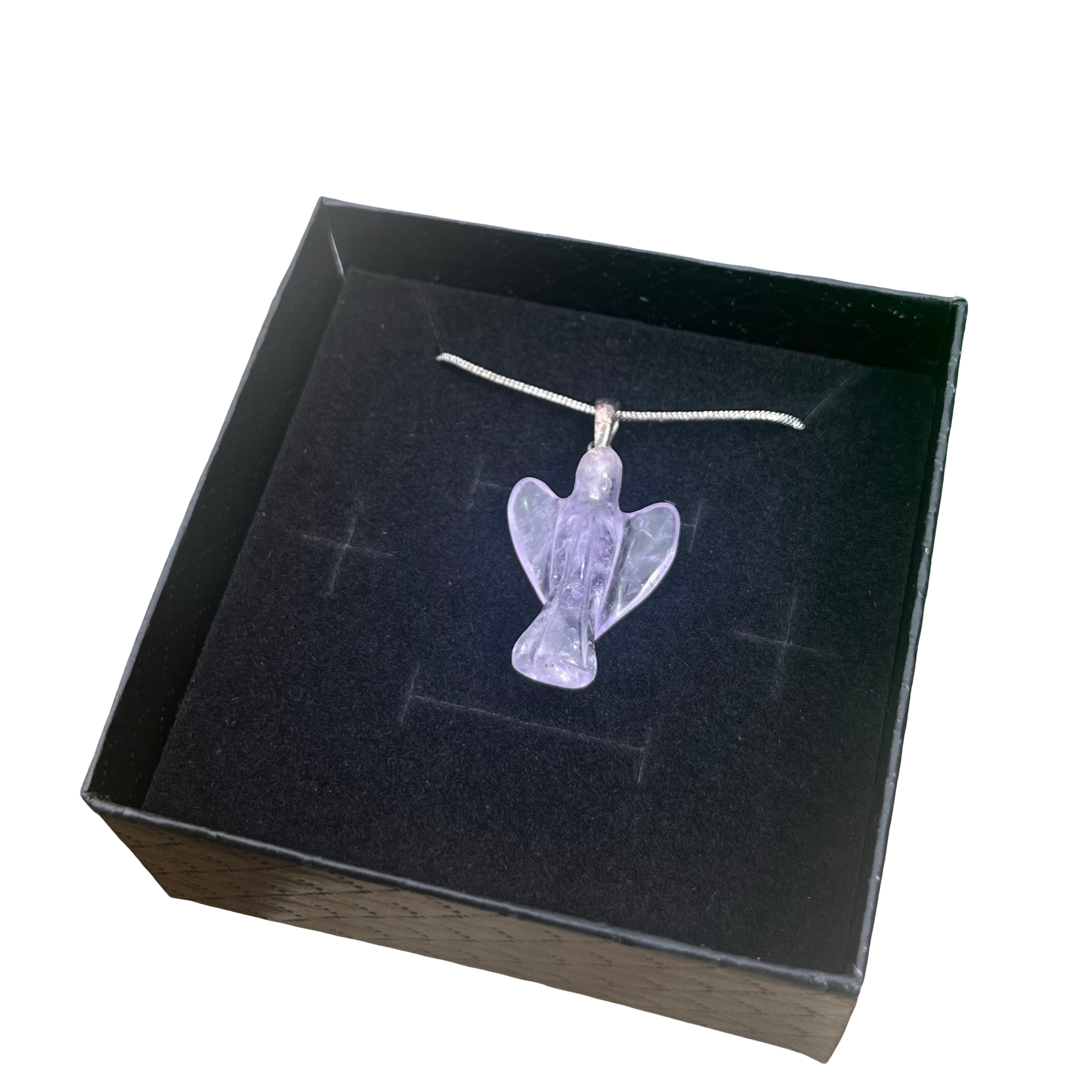 Amethyst Angel Necklace