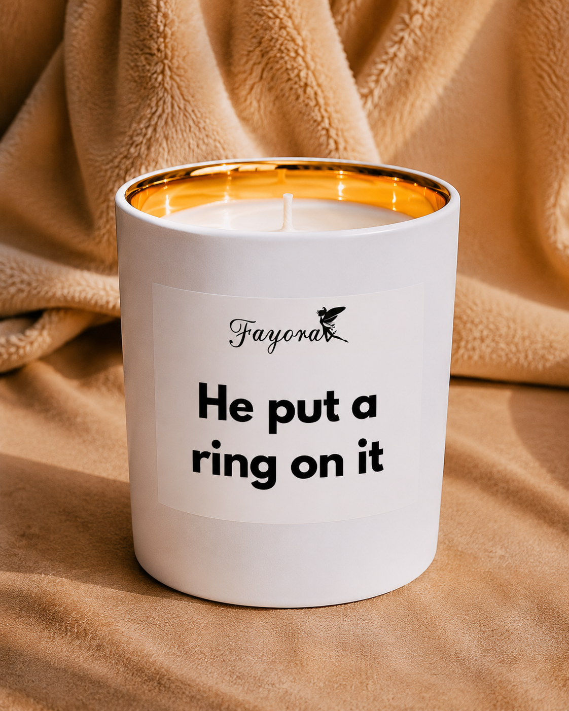 He Put A Ring On It  Candle (400ml)