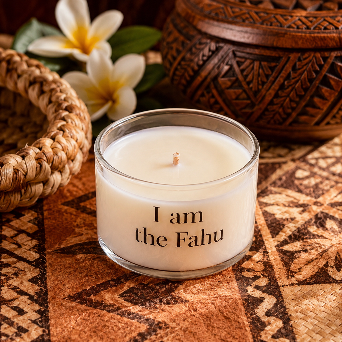 Tongan I am the Fahu Candle (225g)