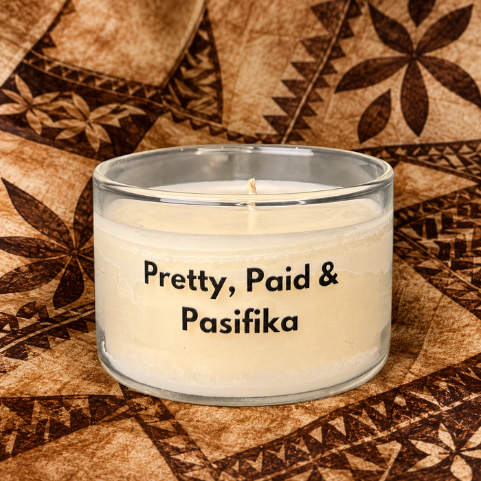 Pretty, Paid & Pasifika Candle (225g)