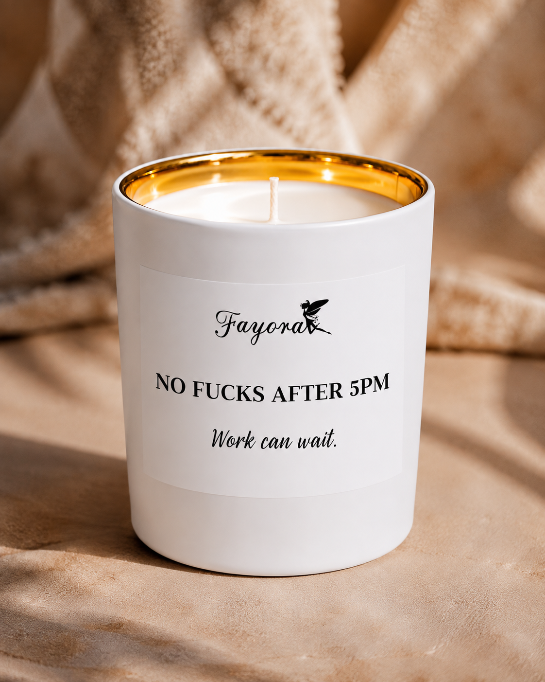 No Fu*cks After 5pm Candle (400ml)
