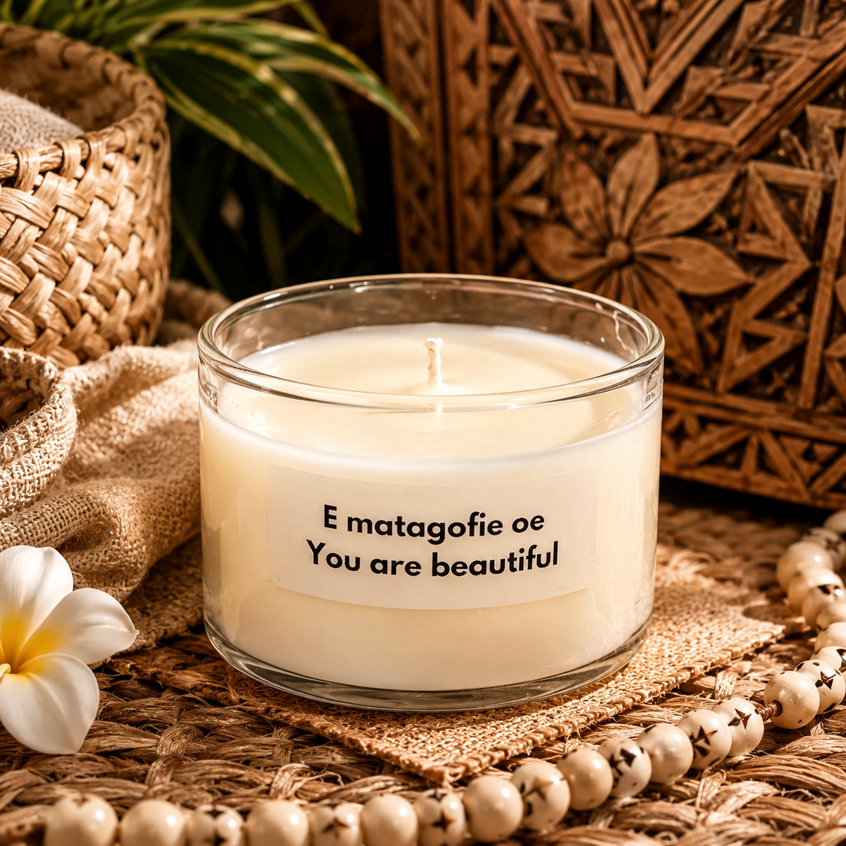 Samoan You are beautiful Candle (225g)